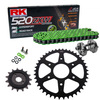 Kit de Arrastre RK 520 ZXW Super Reforzado VERDE KTM RC 390 22-25 Remachadora Gratis!