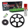 Kit de Arrastre RK 520 ZXW Super Reforzado VERDE KTM RC 390 22-25