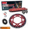 YAMAHA Tenere 700 XTZ 19-25 RK 525 ZXW Power Kit Reinforced Chain Kit RED Free Riveter!!
