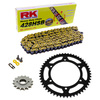 Sprockets & Chain Kit RK 428HSB Yellow UM DSR Adventure (Alloy) 18-24