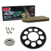Sprockets & Chain Kit RK 428 XRE Gold  Reinforced UM DSR Adventure TT (Spokes) 18-24