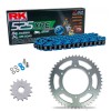 Kit de Arrastre RK 525 XRE Reforzado AZUL SUZUKI GSX-S 1000 GX 24-25