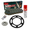 Sprockets & Chain Kit RK 520 ZXW Black/Gold VOGE 650 DSX 23-24