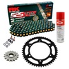 Sprockets & Chain Kit RK 525 ZXW Black/Gold VOGE 900 DSX 24-26