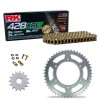 Sprockets & Chain Kit RK 428 XRE Gold  Reinforced HORWIN CR6 20-24