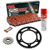 Sprockets & Chain Kit RK 525 ZXW Orange KAWASAKI VERSYS 1100 25-25