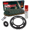 Sprockets & Chain Kit RK 525 ZXW Red KTM SUPER ADVENTURE 1390 25-26 Free Riveter