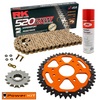 KTM Duke 390 25-26 Power Kit Reinforced Chain Kit  520 ZXW GOLD FREE CLEANING SPRAY!!