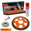 KTM Duke 390 25-26 Power Kit Reinforced Chain Kit  520 ZXW Orange FREE CLEANER SPRAY!!