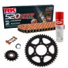 Sprockets & Chain Kit RK 520 ZXW Orange Kawasaki Ninja 650 17-25