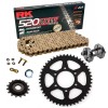 Kit de Arrastre RK 520 ZXW Super Reforzado ORO Kawasaki Z 650 17-25 Remachadora Gratis!