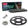 Sprockets & Chain Kit RK 520 XRE Grey Steel  KTM RC 125 14-26 