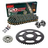 Kit de Arrastre RK 520 ZXW Super Reforzado NEGRO/ORO KTM RC 125 14-26 Remachadora Gratis!