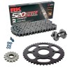 Kit de Arrastre RK 520 ZXW Super Reforzado GRIS ACERO KTM RC 125 14-26 Remachadora Gratis!