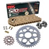 Sprockets & Chain Kit RK 520 ZXW Gold Ducati Streetfighter 955 V2 22-24 Free Rivet Tool!