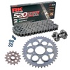Sprockets & Chain Kit RK 520 ZXW Grey Steel Ducati Supersport 950 19-25 Free Rivet Tool!