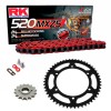 Kit de Arrastre RK 520 MXZ5 ROJO Beta Xtrainer 250 17-26