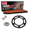 Sprockets & Chain Kit RK 520 MXZ5 Orange Beta Xtrainer 300 15-26