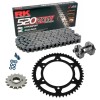 Kit de Arrastre RK 520 ZXW Super Reforzado GRIS ACERO Honda X ADV 750 17-25 Remachadora Gratis!