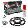 Sprockets & Chain Kit RK 520 ZXW Grey Steel Husqvarna Svartpilen 125 21-24