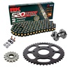Sprockets & Chain Kit RK 520 ZXW Black/Gold Husqvarna Vitpilen 125 24-25Free Riveter