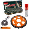 Duke 390 13-23 Orange Power Kit Super Reinforced Chain BLACK/GOLD 