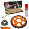 Duke 390 13-23 Orange Power Kit Super Reinforced Chain GOLD 