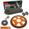 Duke 390 13-23 Orange Power Kit Super Reinforced Chain BLACK/GOLD FREE RIVETER !!