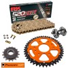 Duke 390 13-23 Orange Power Kit Super Reinforced Chain GOLD FREE RIVETER !!