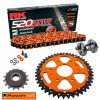 Duke 390 13-23 Orange Power Kit Super Reinforced Chain ORANGE FREE RIVETER !!