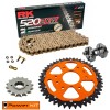 Kit de Arrastre  KTM Adventure 390 X 2025 Power Kit Naranja Super Reforzado ORO Remachadora Gratis! 