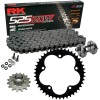 Sprockets & Chain Kit RK 525 ZXW Grey Steel MV Agusta F3 675 11-20 Free Riveter