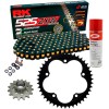Sprockets & Chain Kit RK 525 ZXW Black/Gold MV Agusta F3 675 11-20