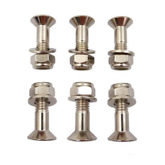 PACK TORNILLOS CON TUERCA PARA CORONA 717 (6) (0986/7)